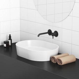 Смеситель для раковины Ravak Espirit X070278 ES 019.20BLM.O1 настенный ЧЕРНЫЙ МАТОВЫЙ